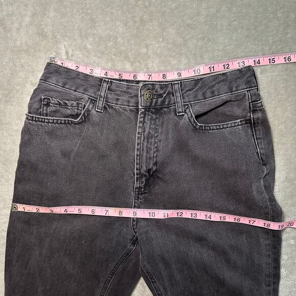 BDG Jeans Women Size 26 *27x28.5 Mom Fit 90s Faded Black Denim High Waist Casual - Picture 5 of 13